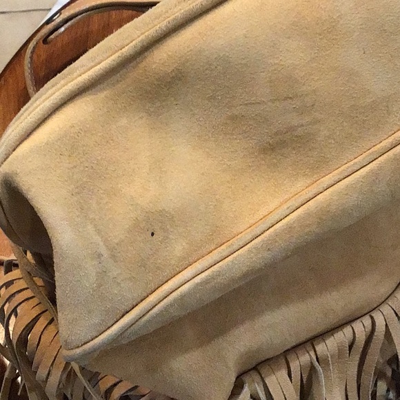 Vintage HOGAN SUEDE FRINGE-TRIMMED BAG - Picture 11 of 13